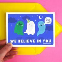 Inspiring Ghosts Greeting Card