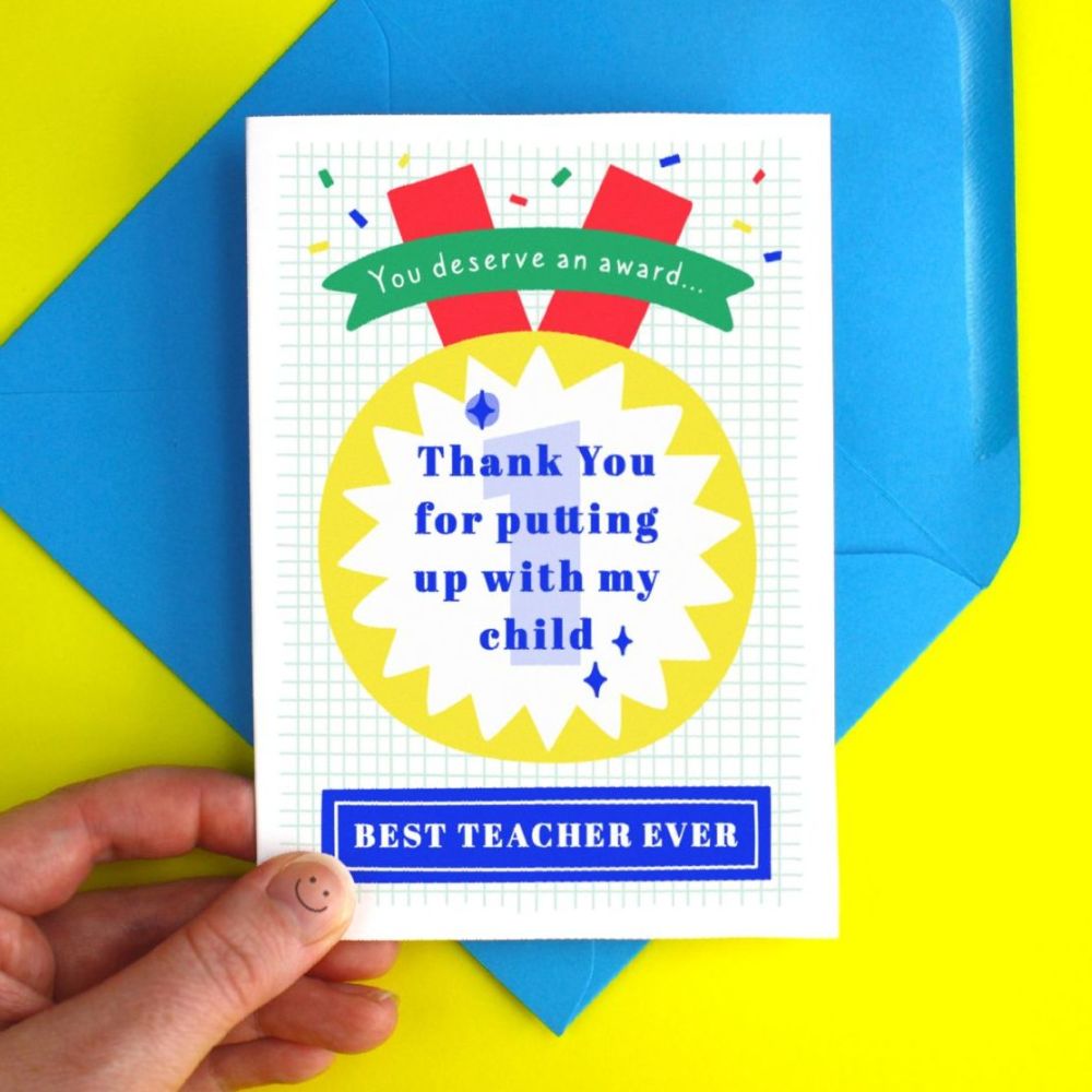 Teacher Thank You Funny Award Card