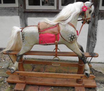 D'Artagnan Antique Ayres Rocking Horse 45in Original Paint