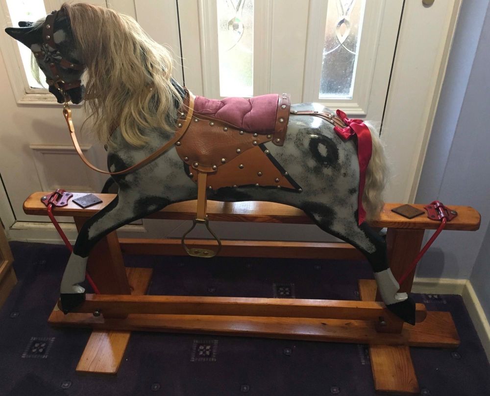 Collinsons Rocking Horse 39in Joe 1970s With Label