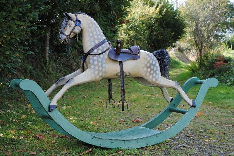 Antique Georgian Bow Rocking Horse