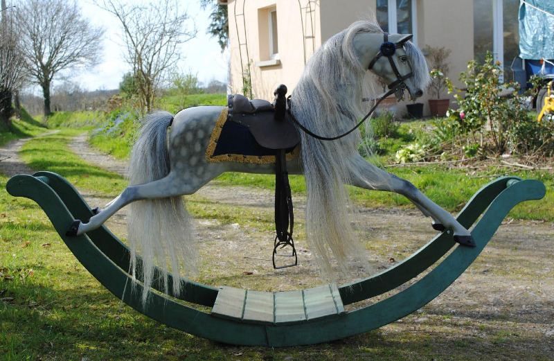 Mayfair Georgian Early Victorian Bow Rocking Horse