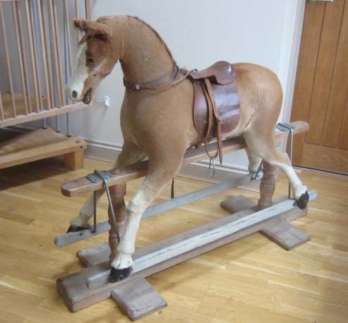 Antique Ponyskin Horse Rare