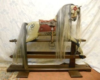 Antique Rocking horse 48in Unknown Maker
