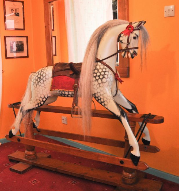 Ayres 52in Plain Carved Rocking Horses