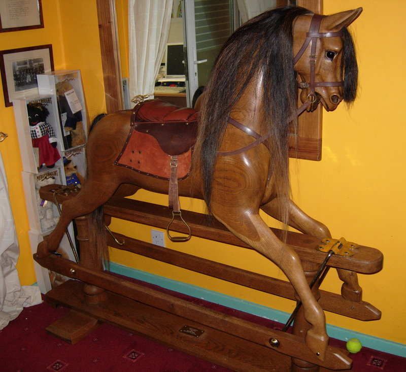 Stevenson Oak Rocking Horse