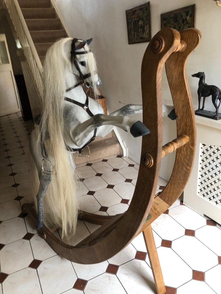 Legends Pharlap large 82in long bow rocking horse 