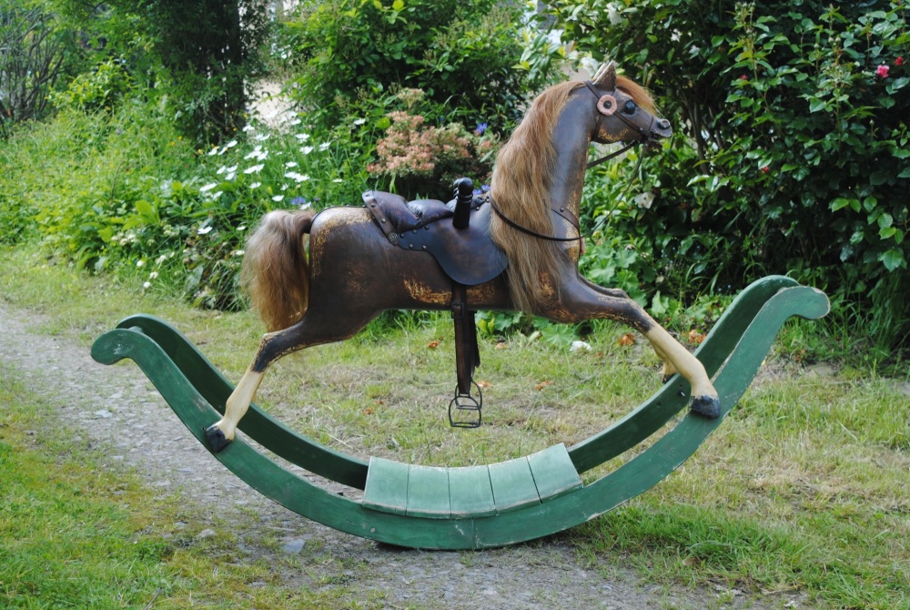 Genuine Georgian Rocking horse circa 1800 or earlier