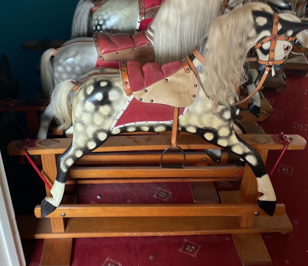 Collinson Rocking Horse Traditionally Restored 41in tall