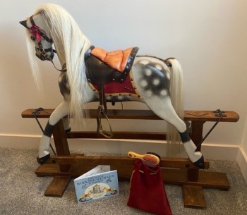 Vintage Collinson beautifully restored rocking horse by rocking horses of Ringinglow