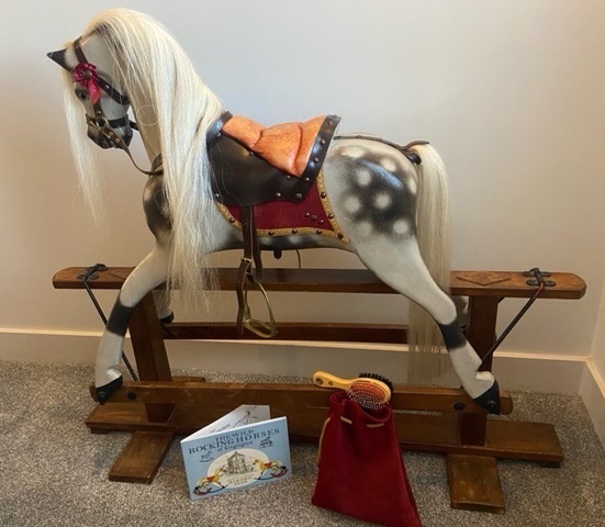Vintage Collinson beautifully restored rocking horse by rocking horses of R