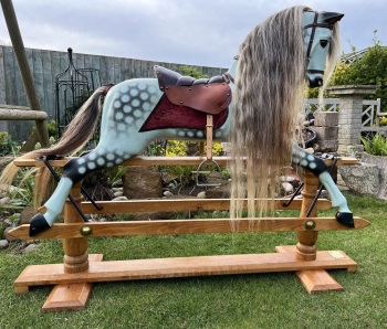 LEGENDS EDWARD A TRADITIONAL DAPPLE ROCKING HORSE  44in