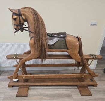 Stevenson Oak Rocking Horse XL 57in tall