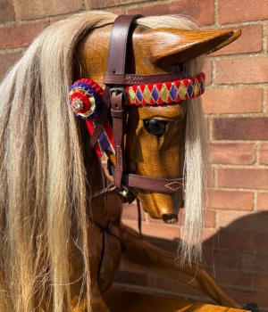 LEGENDS ROCKING HORSE - ZELDA MEDIUM POLISHED EUROPEAN OAK 46in LARGE
