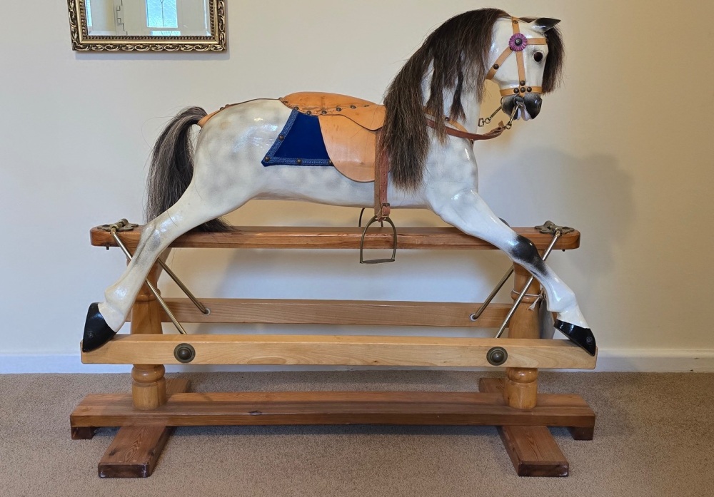 Margaret Spencer Rocking Horse No.442 May 1994 36in tall lovely condition