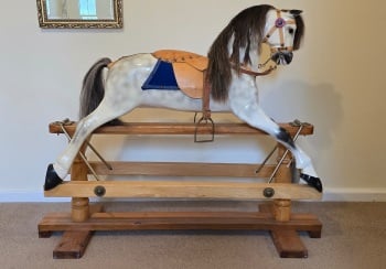 Margaret Spencer Rocking Horse No.442 May 1994 36in tall lovely condition