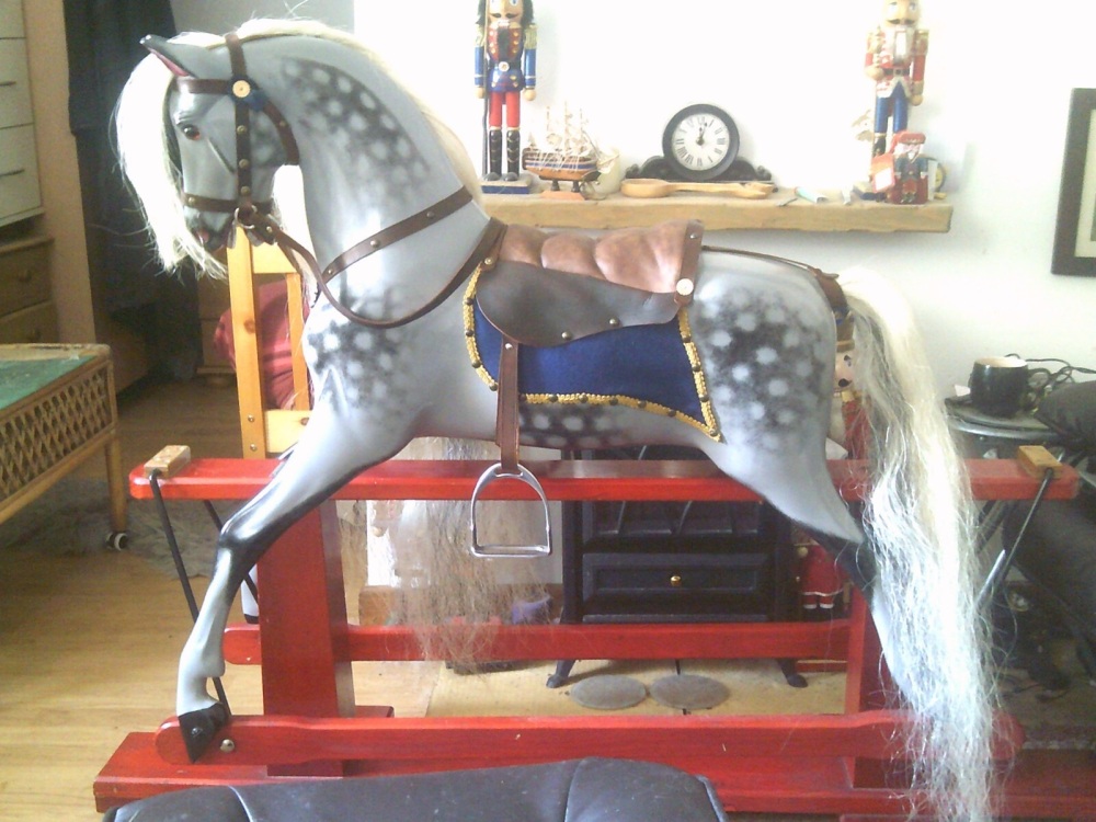 Newly Remodelled Haddon Rocking Horses SALTIRE Scottish theme or HAMISH