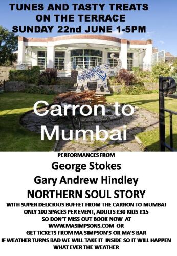 3 TUNES AND TASTY TREETS ON THE TERRACE SUNDAY 22ND JUNE  NORTHERN SOUL STORY