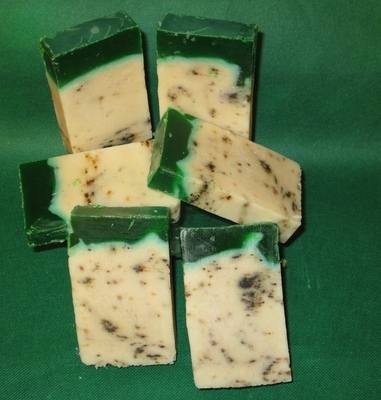 Coconut Oil, Palm Oil and Olive Oil Soap - GREEN TEA