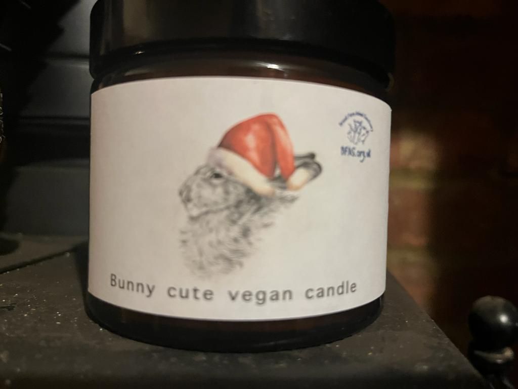 Bunny cute cruelty free candle