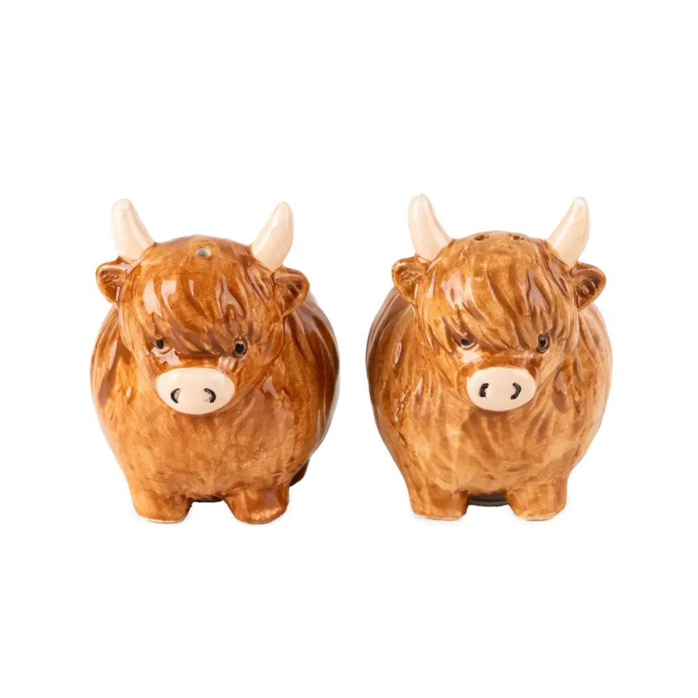 Highland Cow Salt and Pepper Shakers