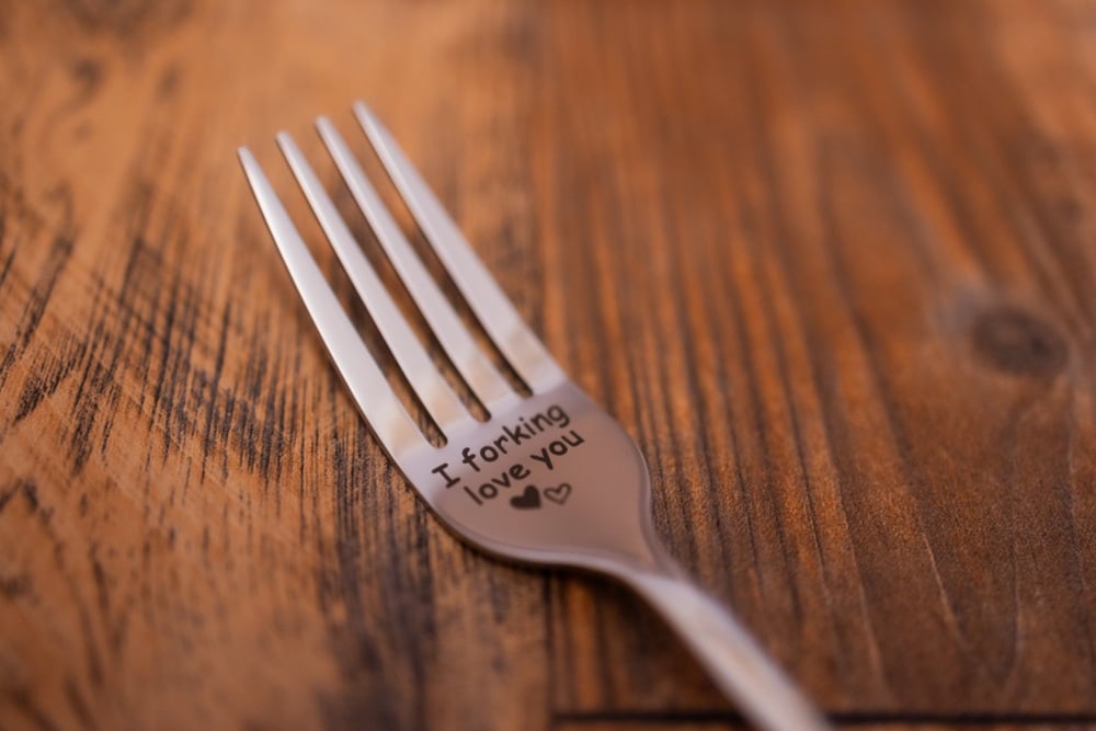 'I forking love you' fork