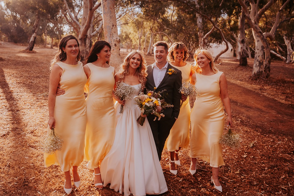 Wedding group portraits