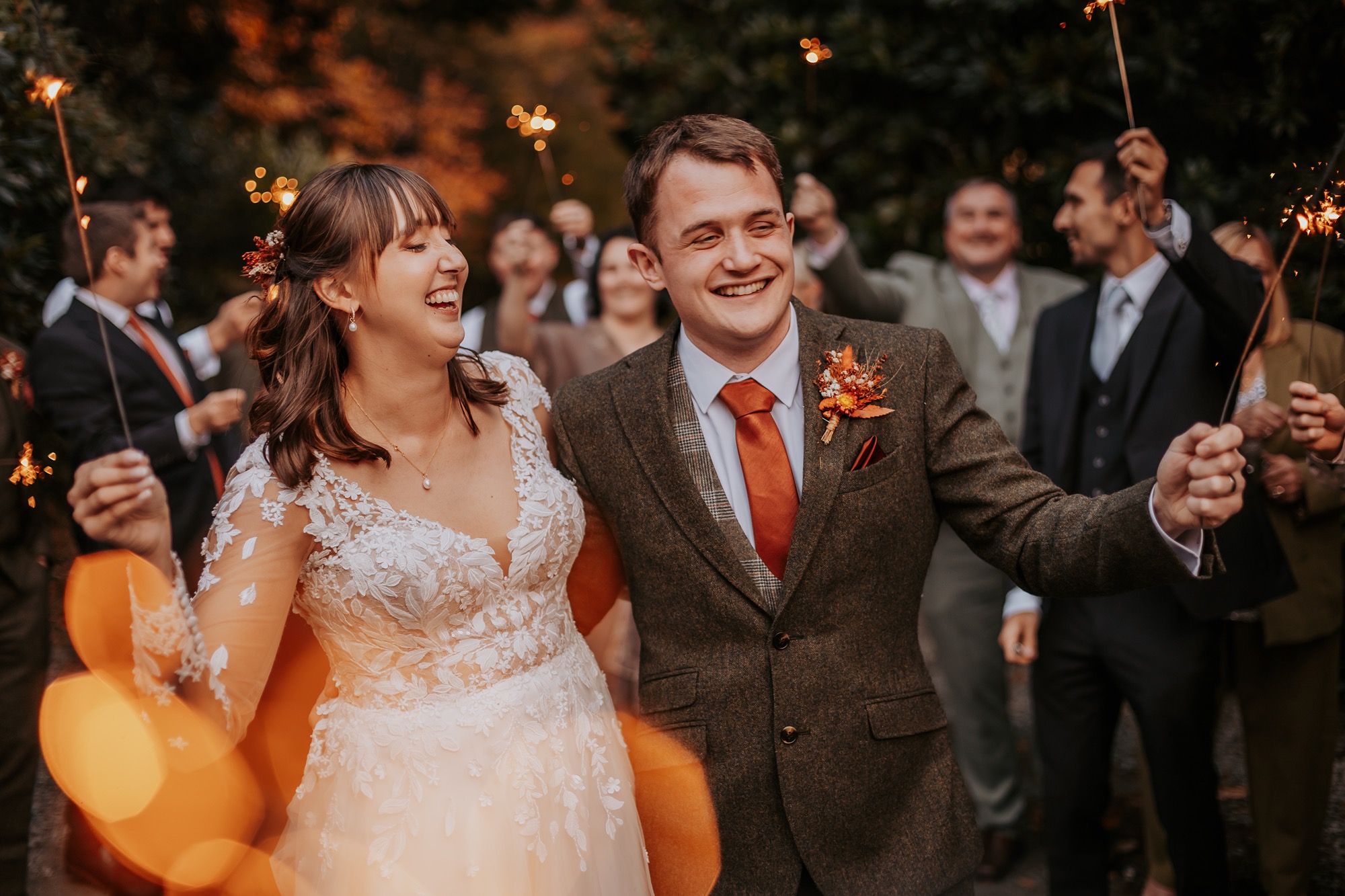Lancrigg-Grasmere-wedding-sparklers-Lake-District-fun-Novermber-wedding