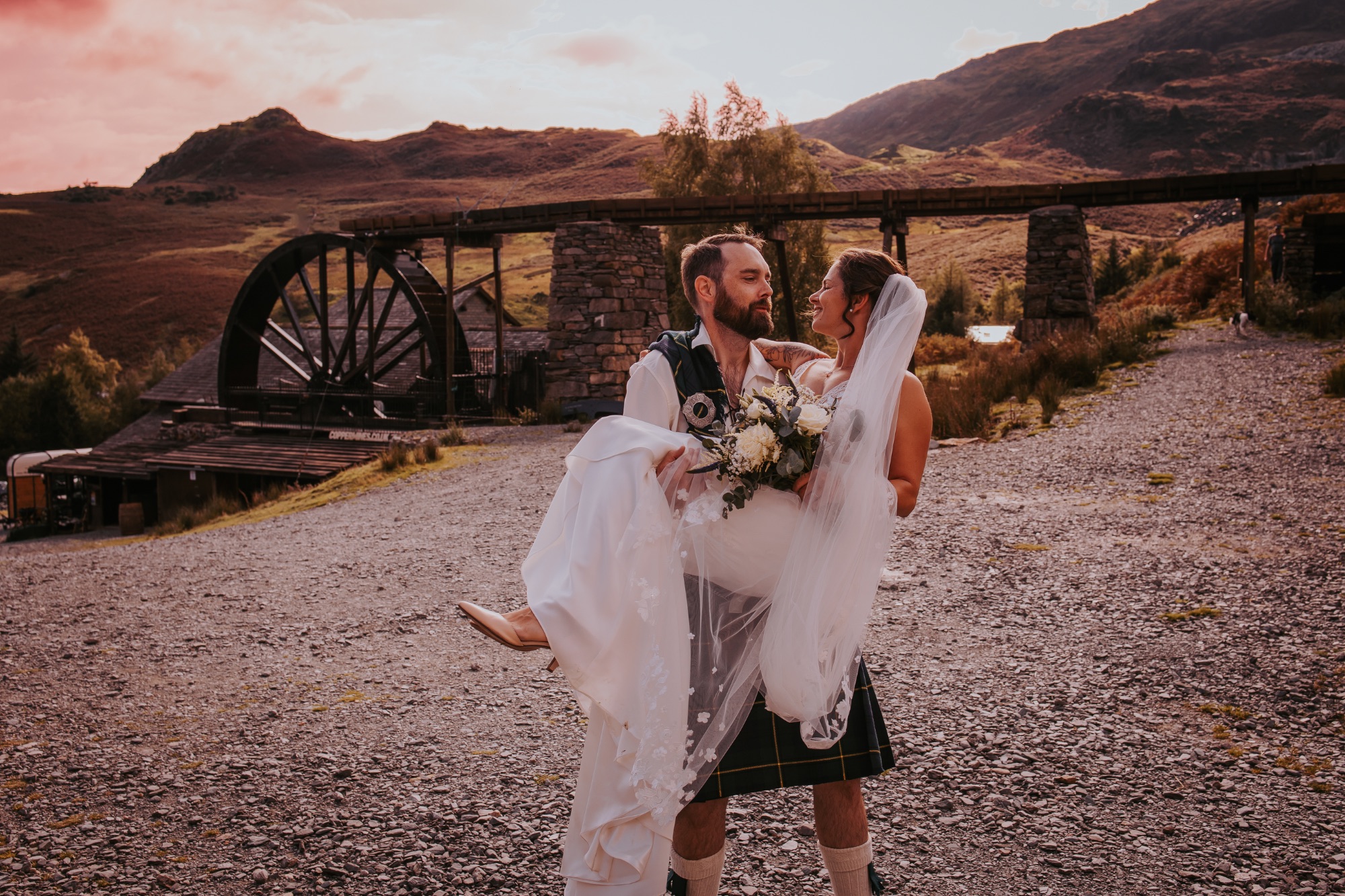 Coniston Old Man, Wainwright wedding, Lake District mountain, Coniston Coppermines