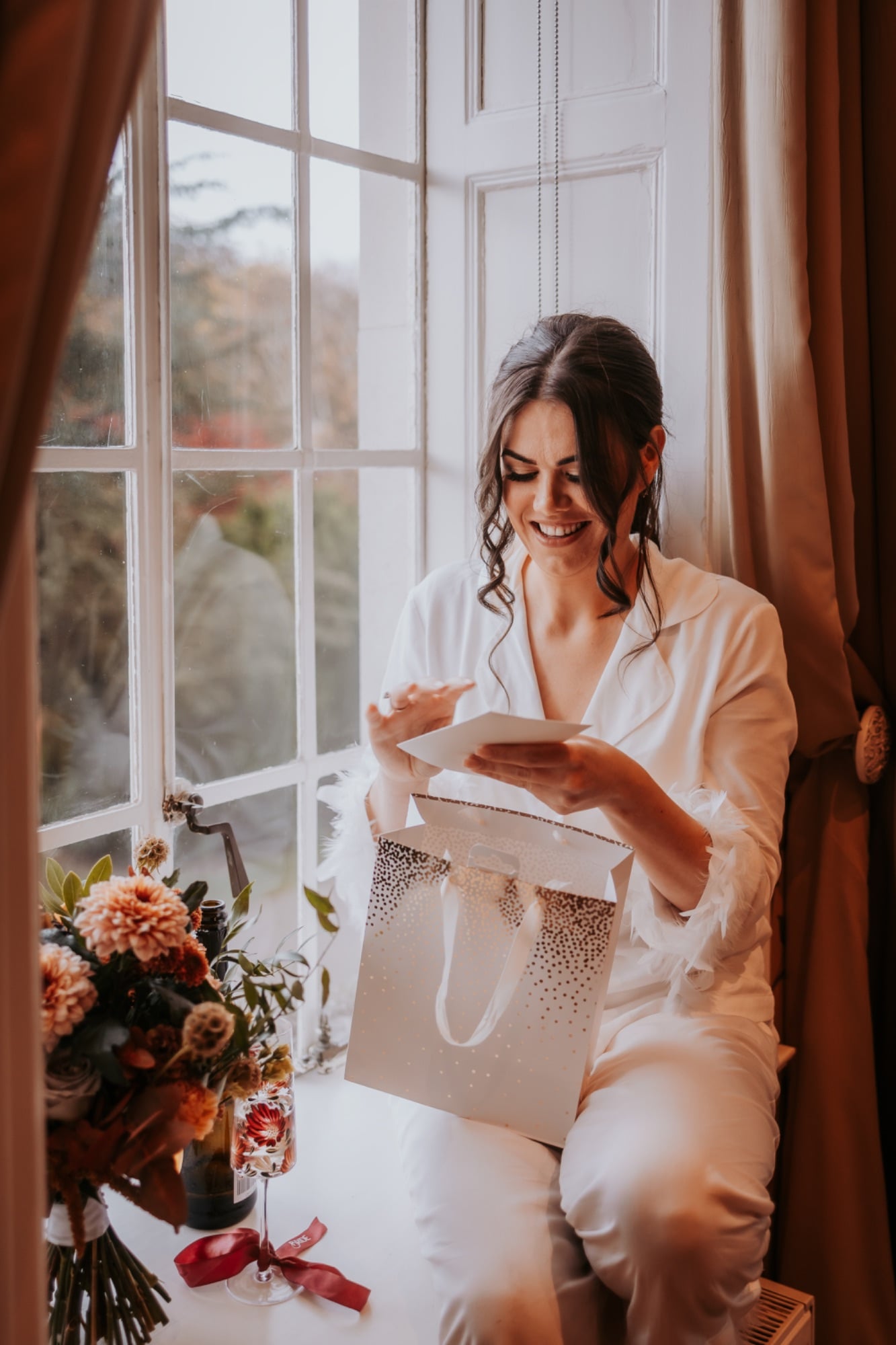 Eaves Hall - Clitheroe - Yorkshire - wedding venue - bride-1