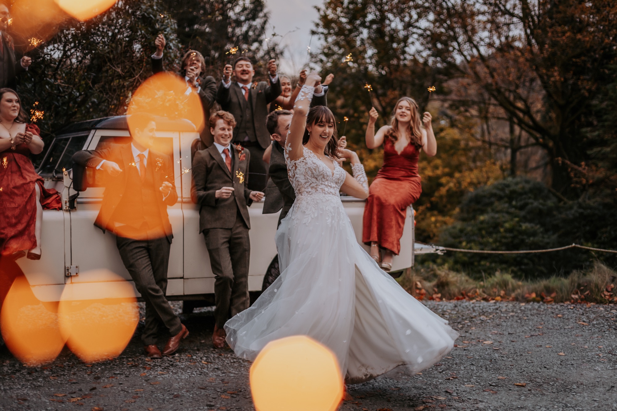 Lancrigg - Grasmere - Helm Crag - Silver How - Autumnal wedding styling - S