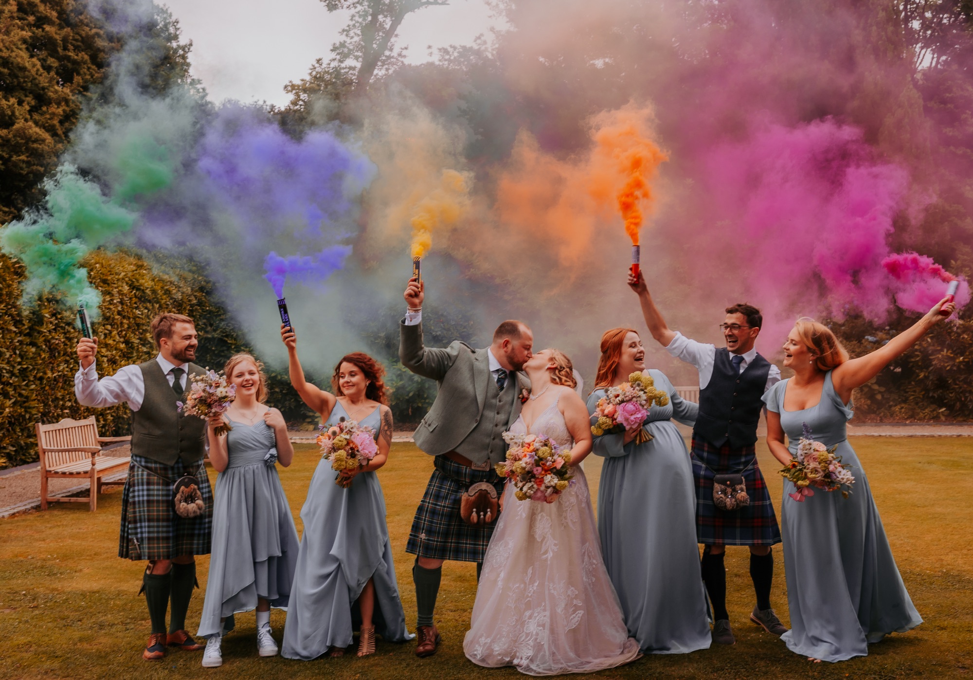 Town Head Estate - South East Windermere Lake - Foot of Gummer How - Rainbo