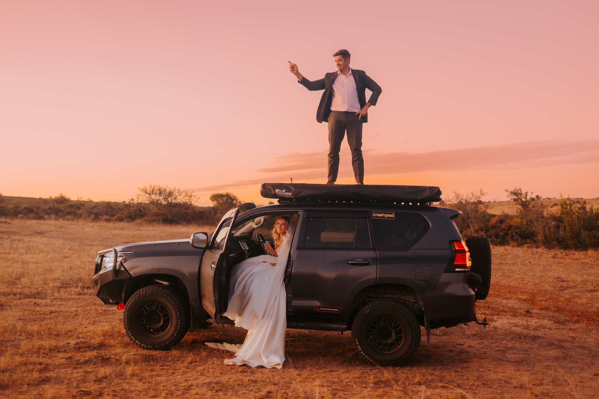 Western Australia - Nukara Farm - Outback wedding golden hour  - Destinatio