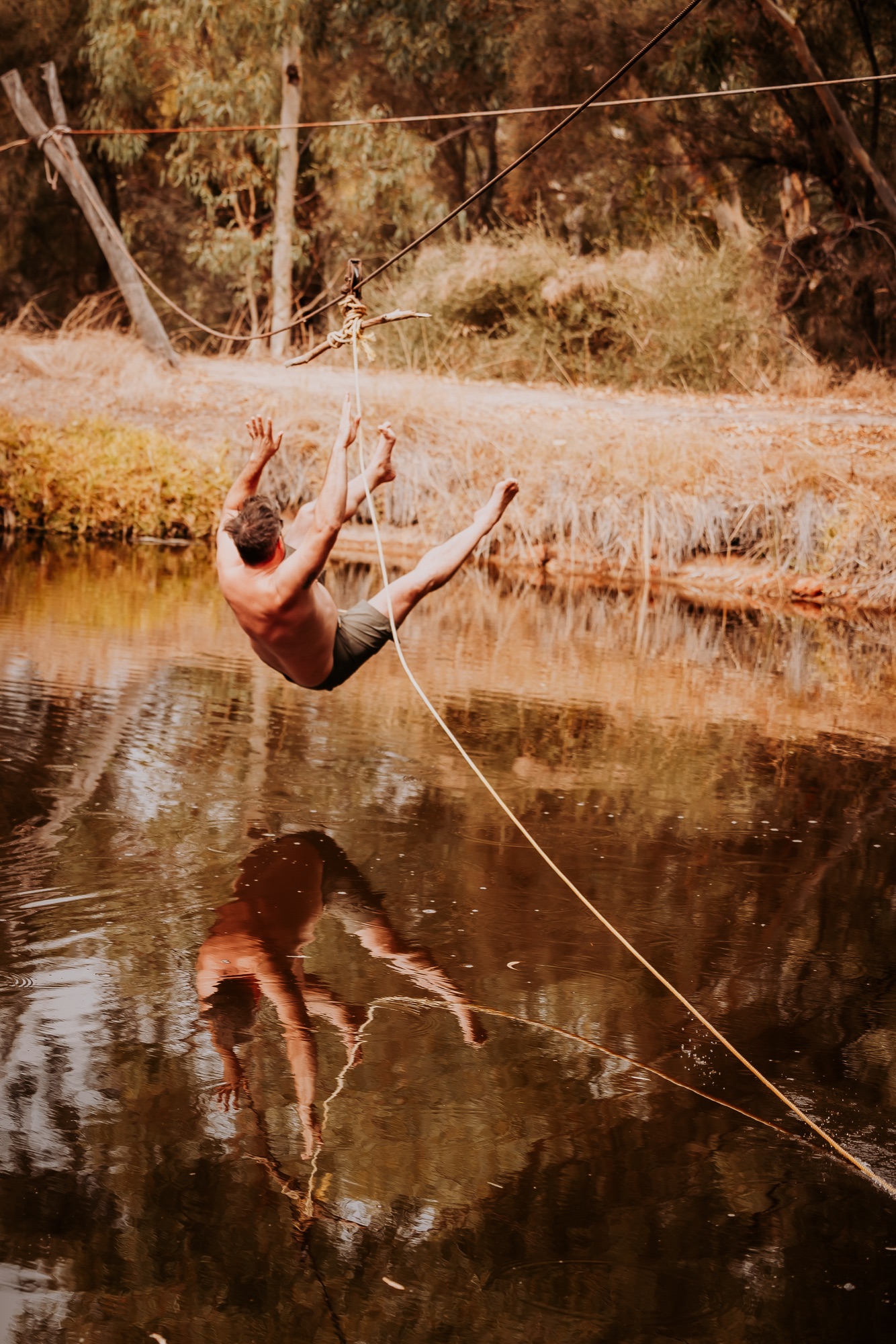 Western Australia - Nukara Farm - Wedding morning dip - Destination wedding