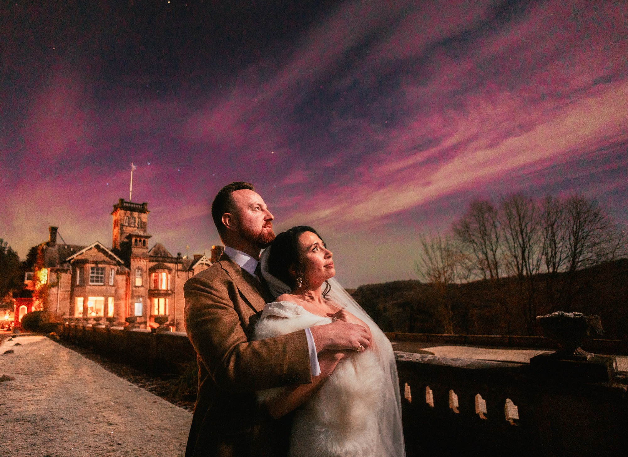 Auchen Castle - Scotland - highland wedding - castle wedding - winter weddi