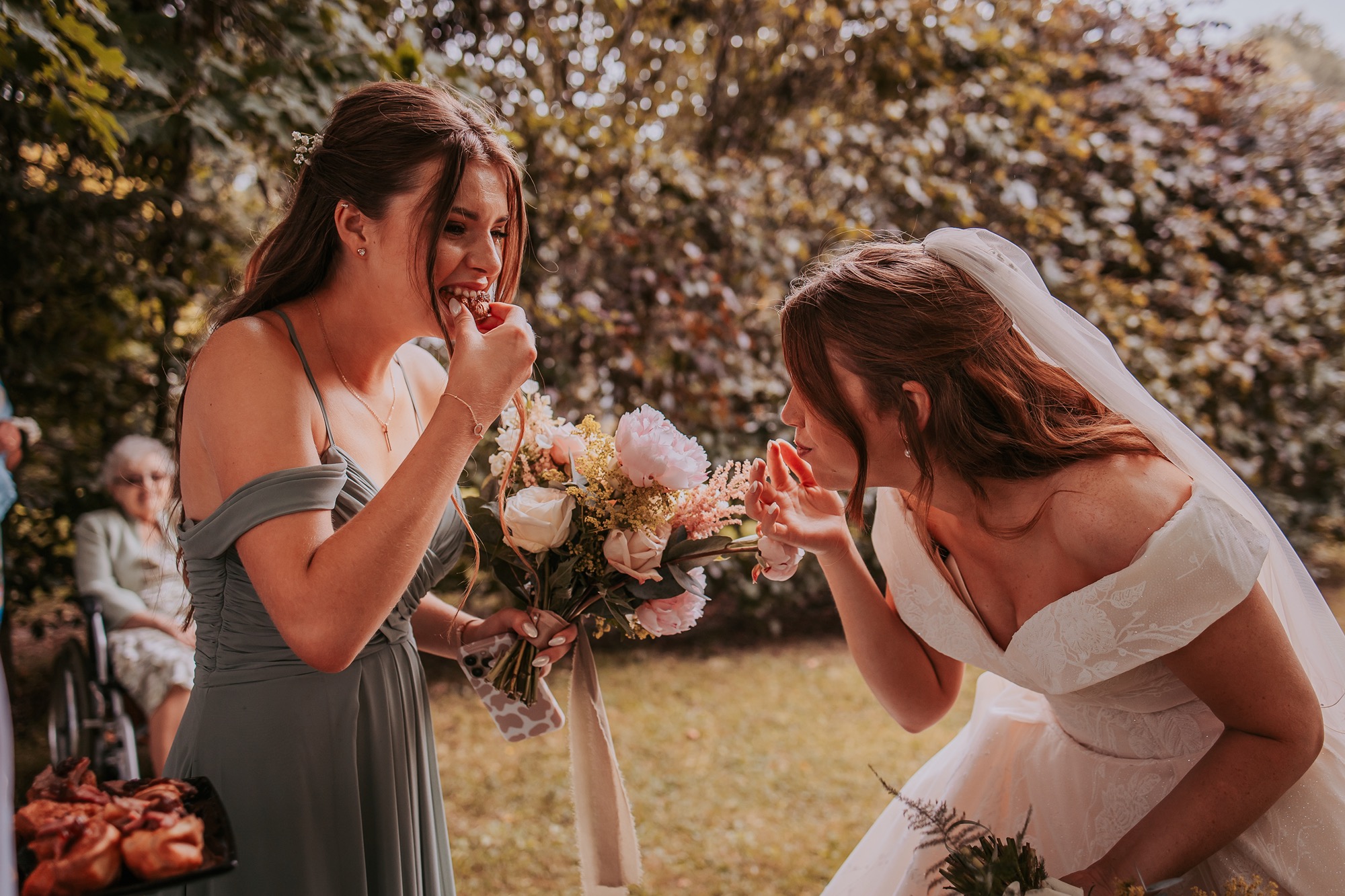 North Yorkshire wedding - farm wedding - wedding canapes