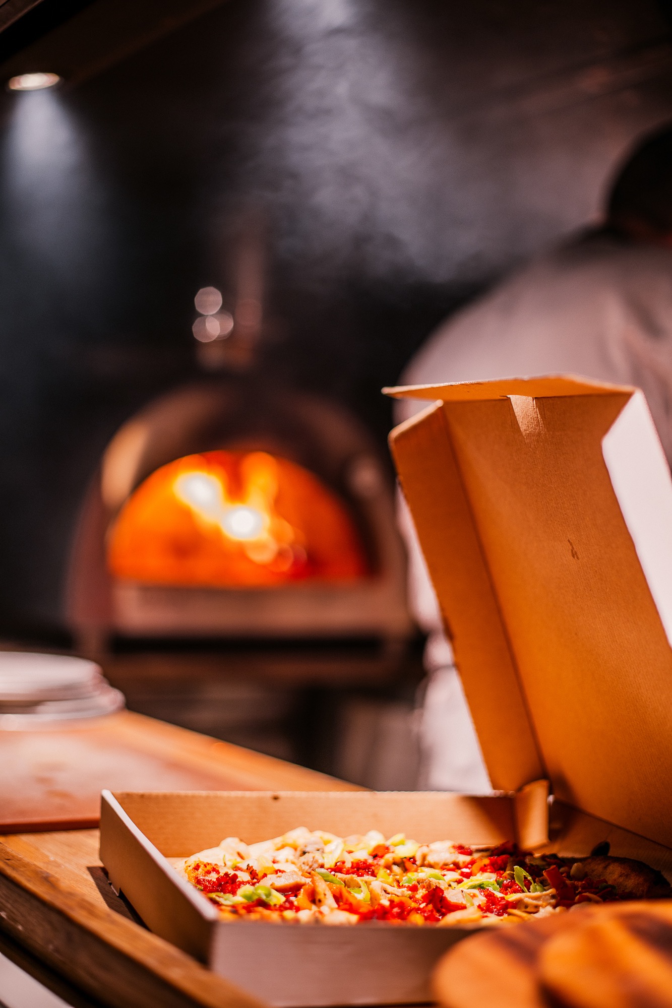 Pizza catered by Karen Rhodes Catering