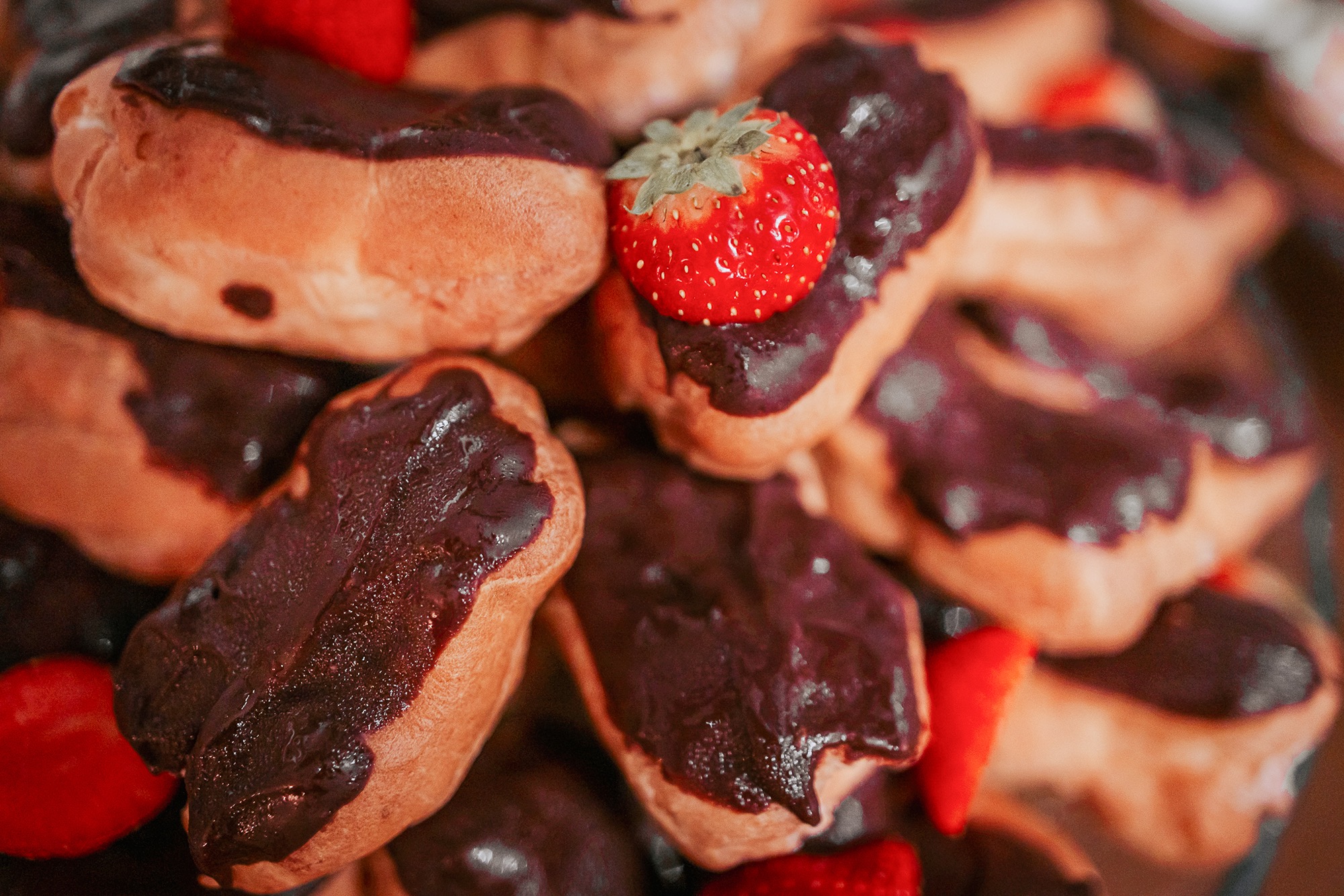 Chocolate Eclairs by Karen Rhodes Catering