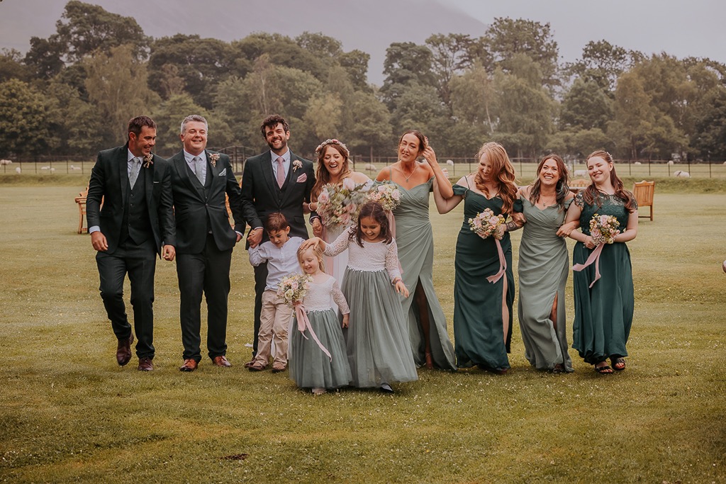 bridal party portrait