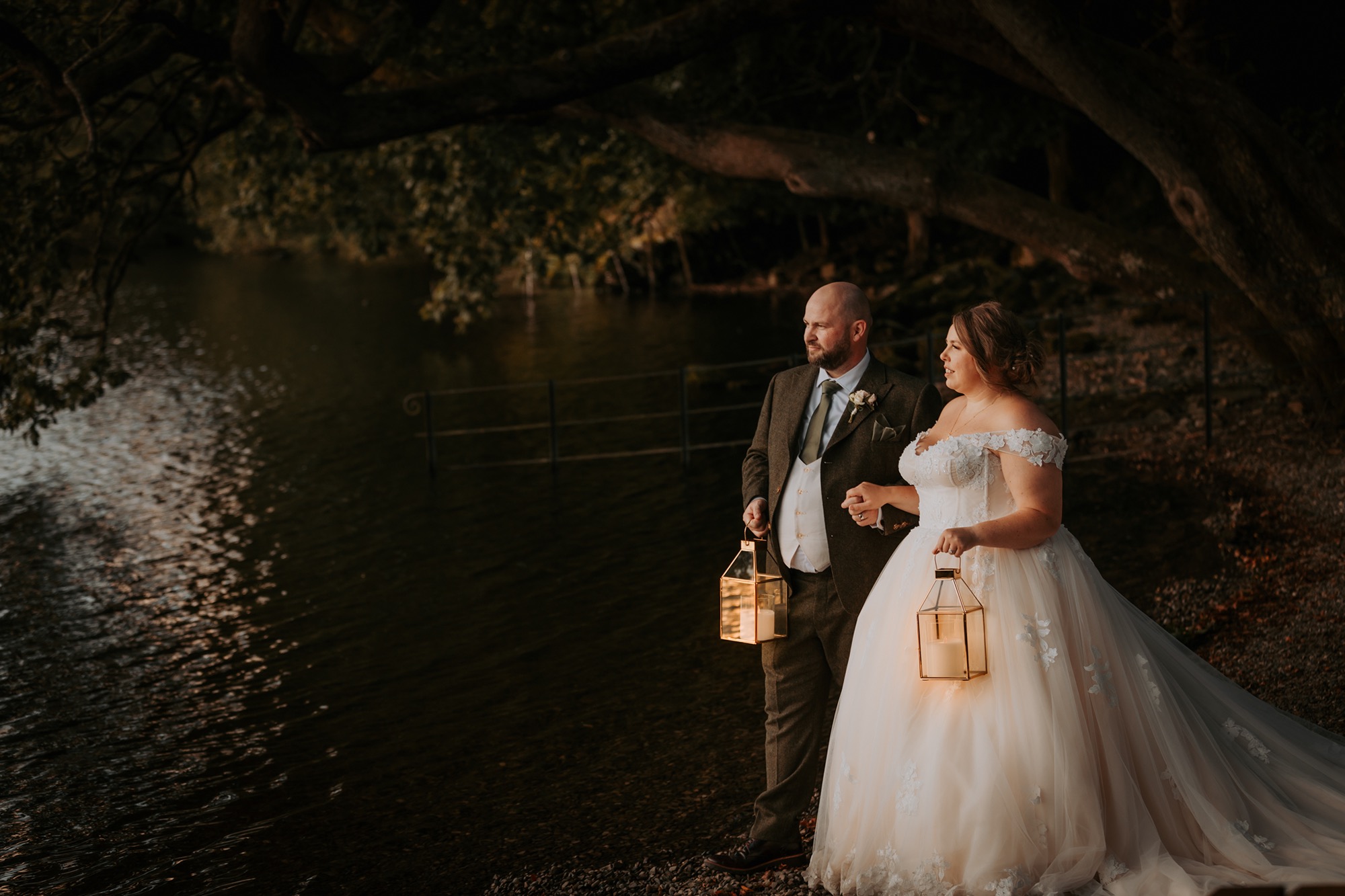 Harry Potter themed wedding in the Lake District, Windermere