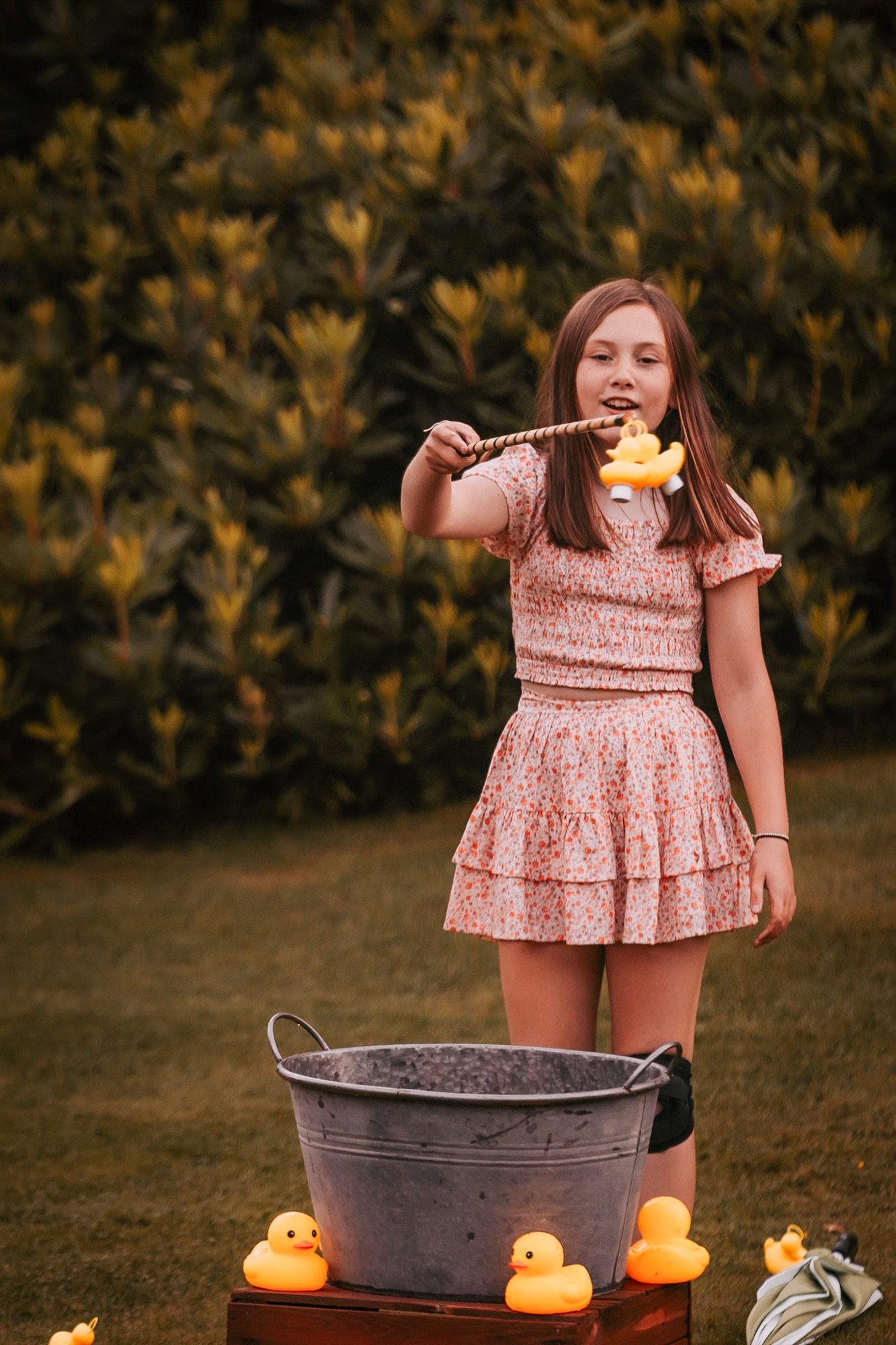 Hook at duck at wedding venue in the Lake District