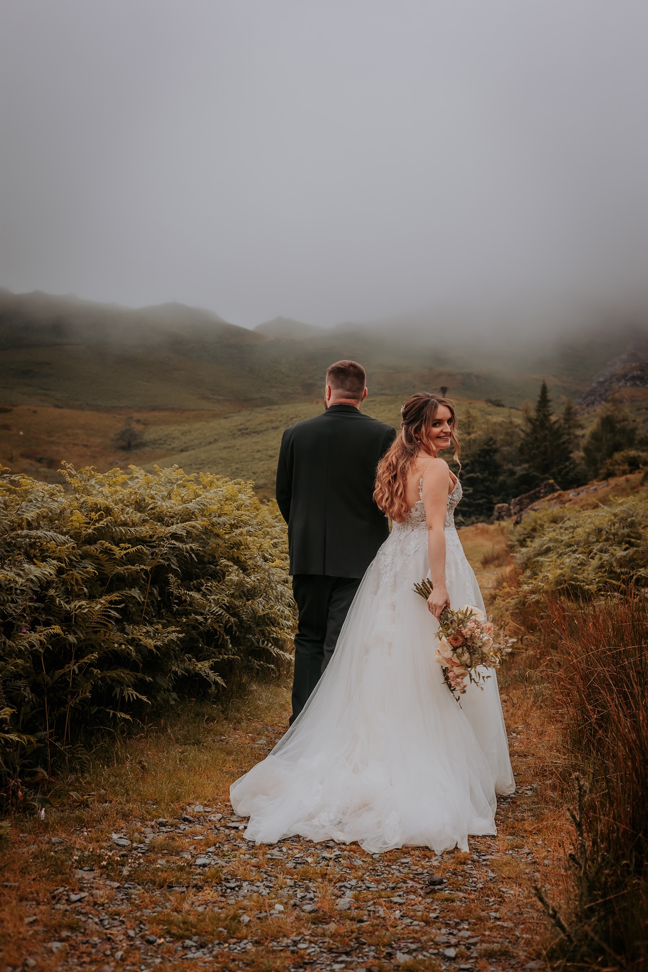 Wedding Venue near Wainwright summits, Coniston Old Man, Clare Gelderd Photography