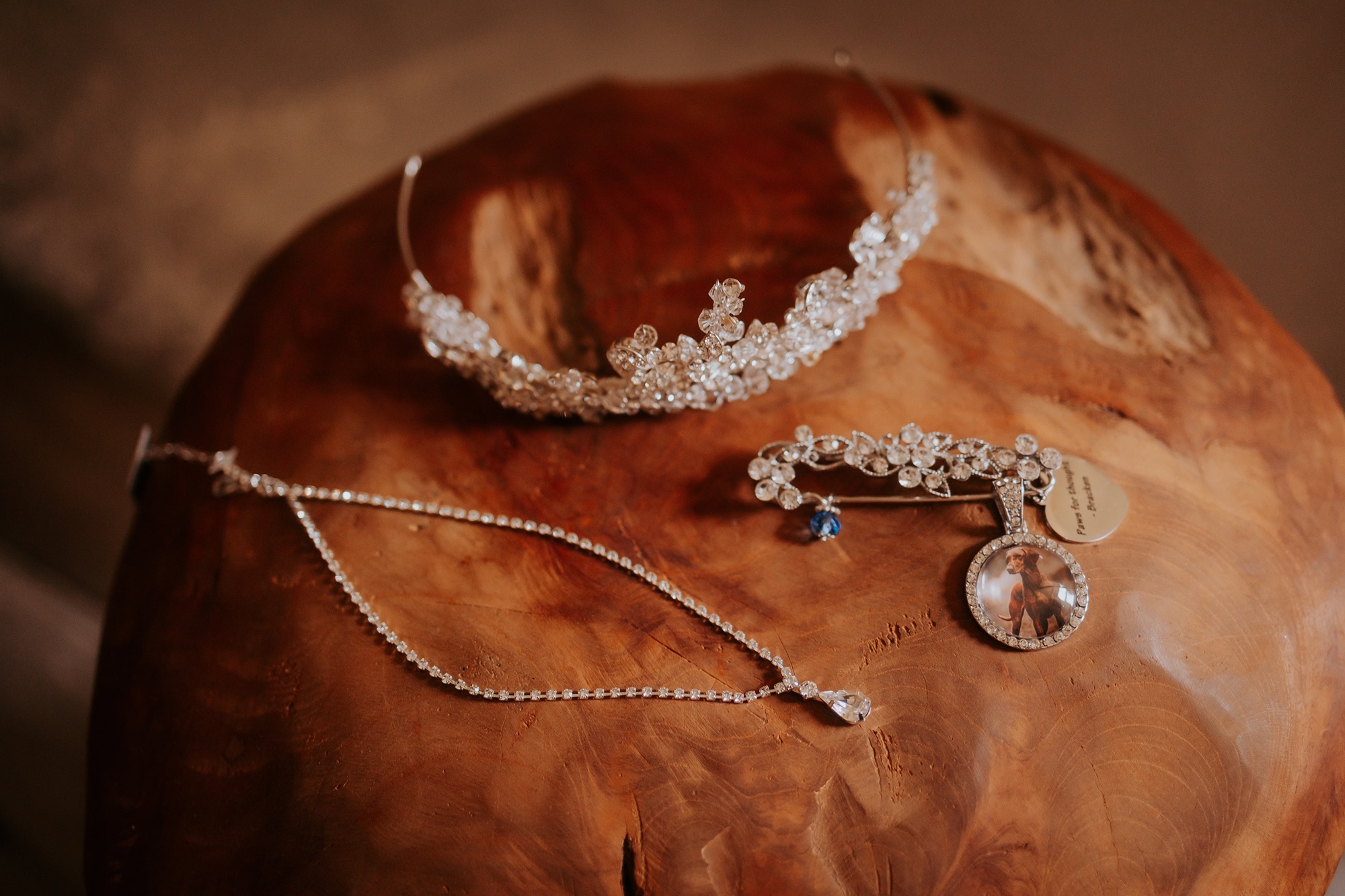 Wedding day diamond details, wedding jewellery