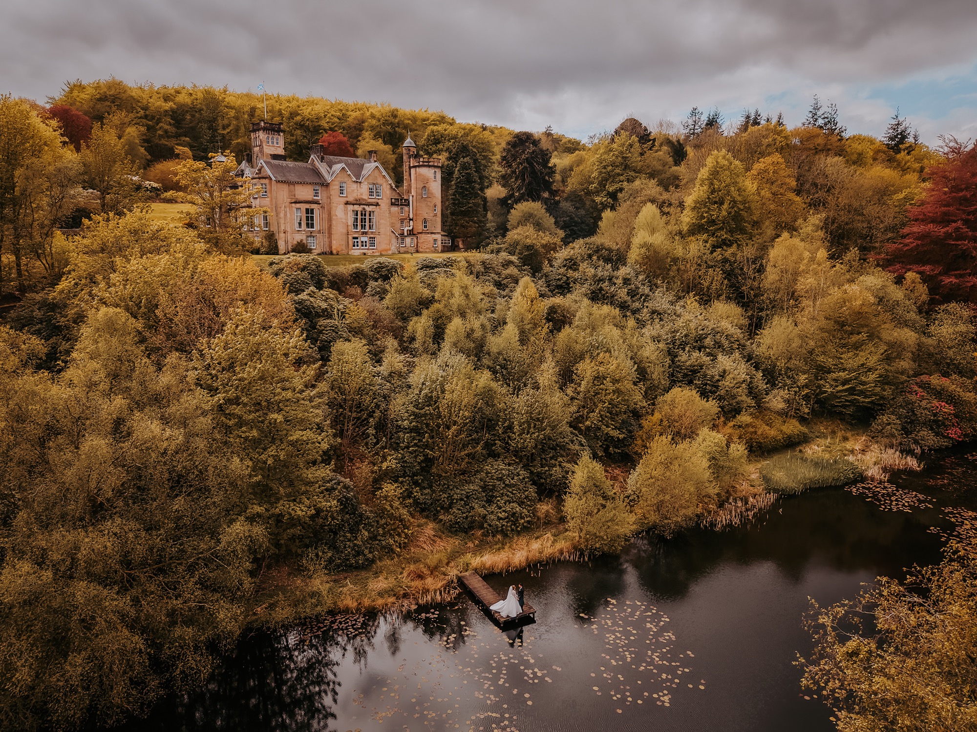 Auchen Castle, Scotland wedding, Clare Gelderd Photography