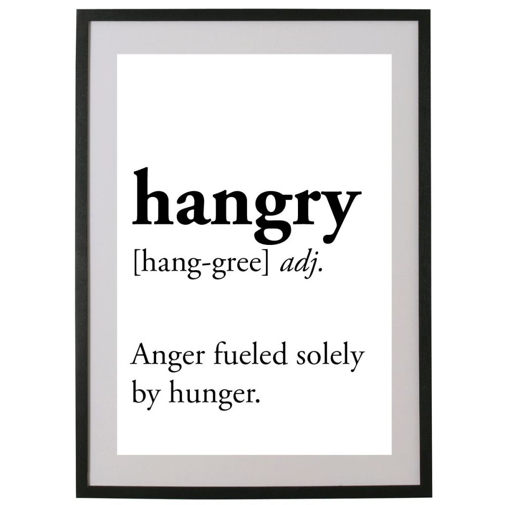 Hangry. Defined.