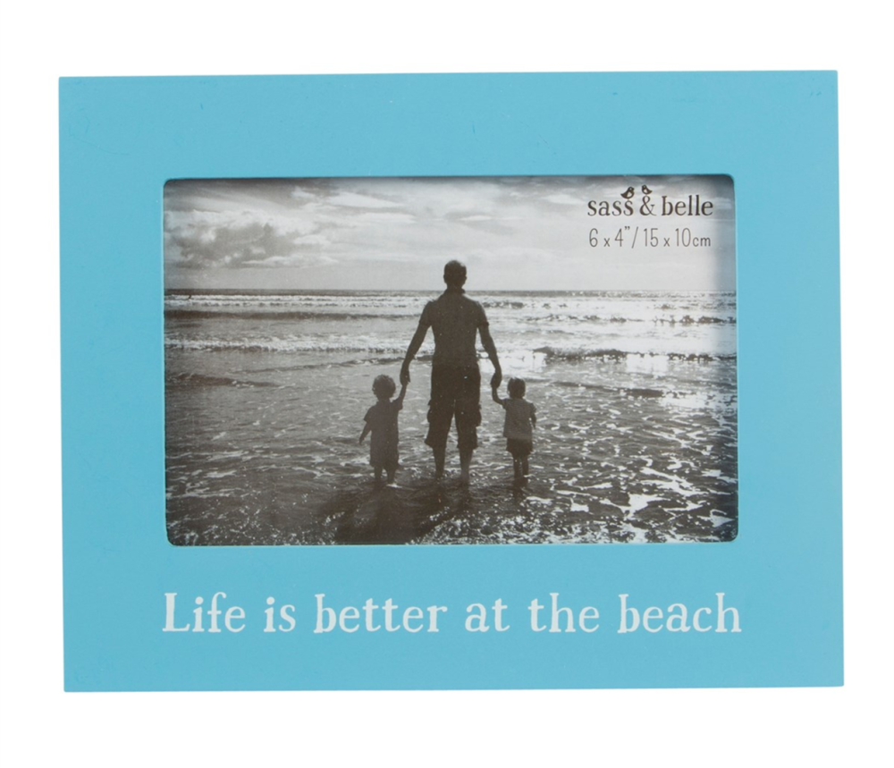 Life is better at the beach picture frame