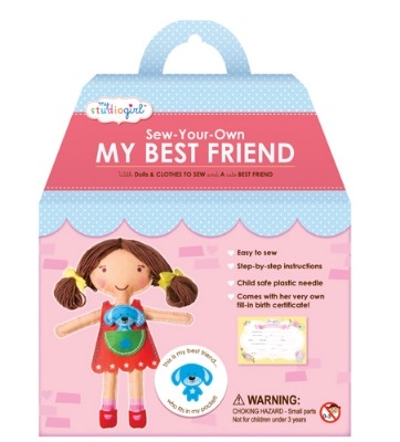 Sew your own doll - Brunette
