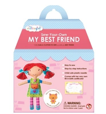 Sew your own doll - Red hair
