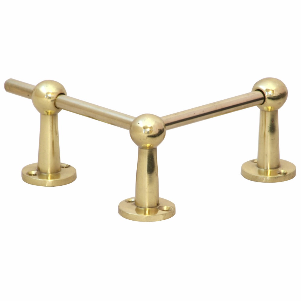 Brass Fiddle Gallery Rail Fittings