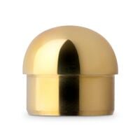 Brass Domed End Cap For 2" Brass Tube